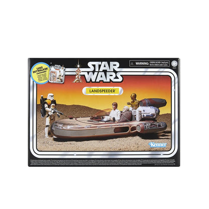 Star Wars The Vintage Collection Landspeeder (Tatooine) Vehicle & Luke Skywalker, The Empire Strikes Back Action Figure
