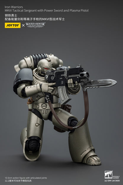 Warhammer The Horus Heresy Iron Warrior Tactical Sergeant with Sword 1:18 Scale Action Figure