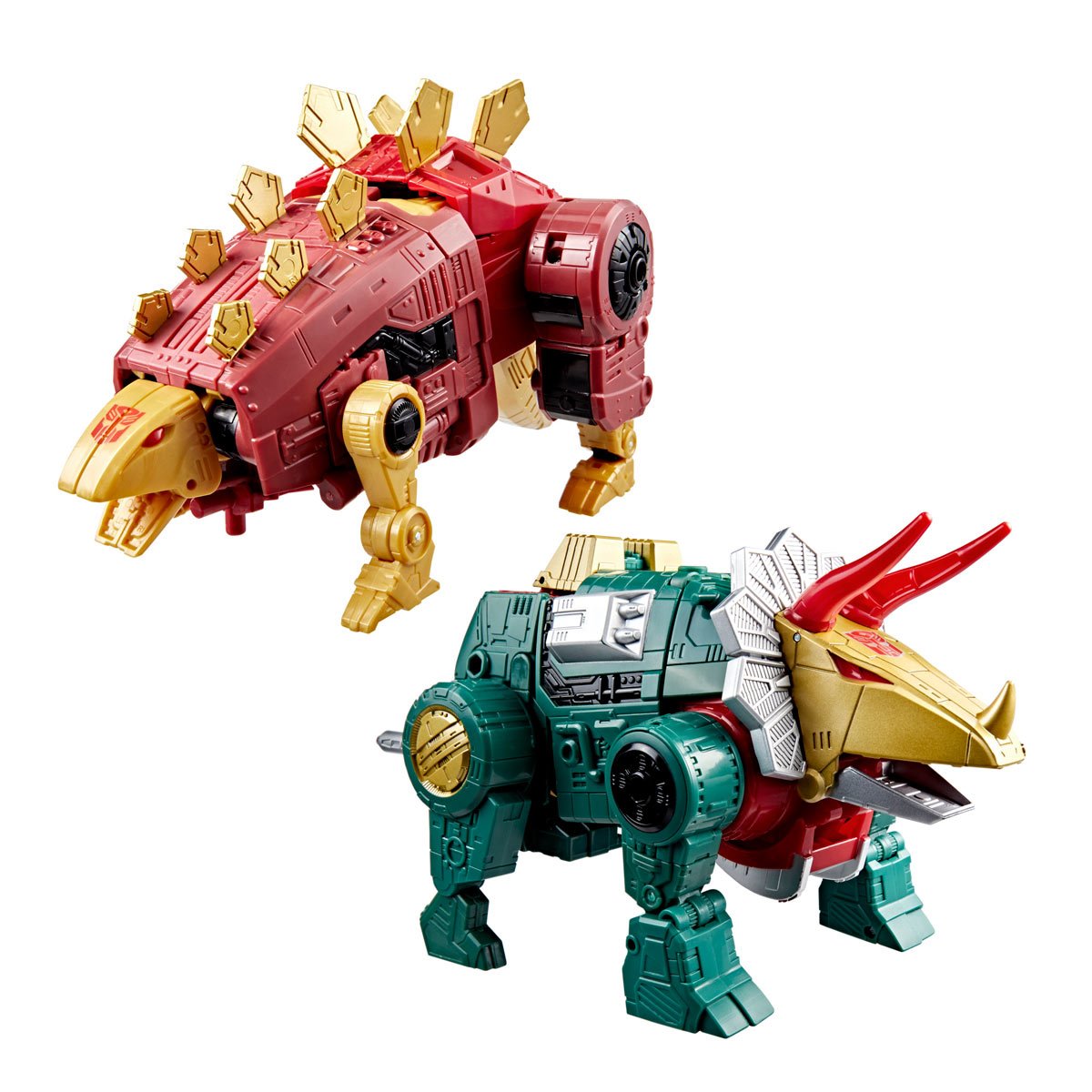 Transformers Generations Selects Age of the Primes Leader Class G2 Universe Dinobots Slug and Snarl Action Figures