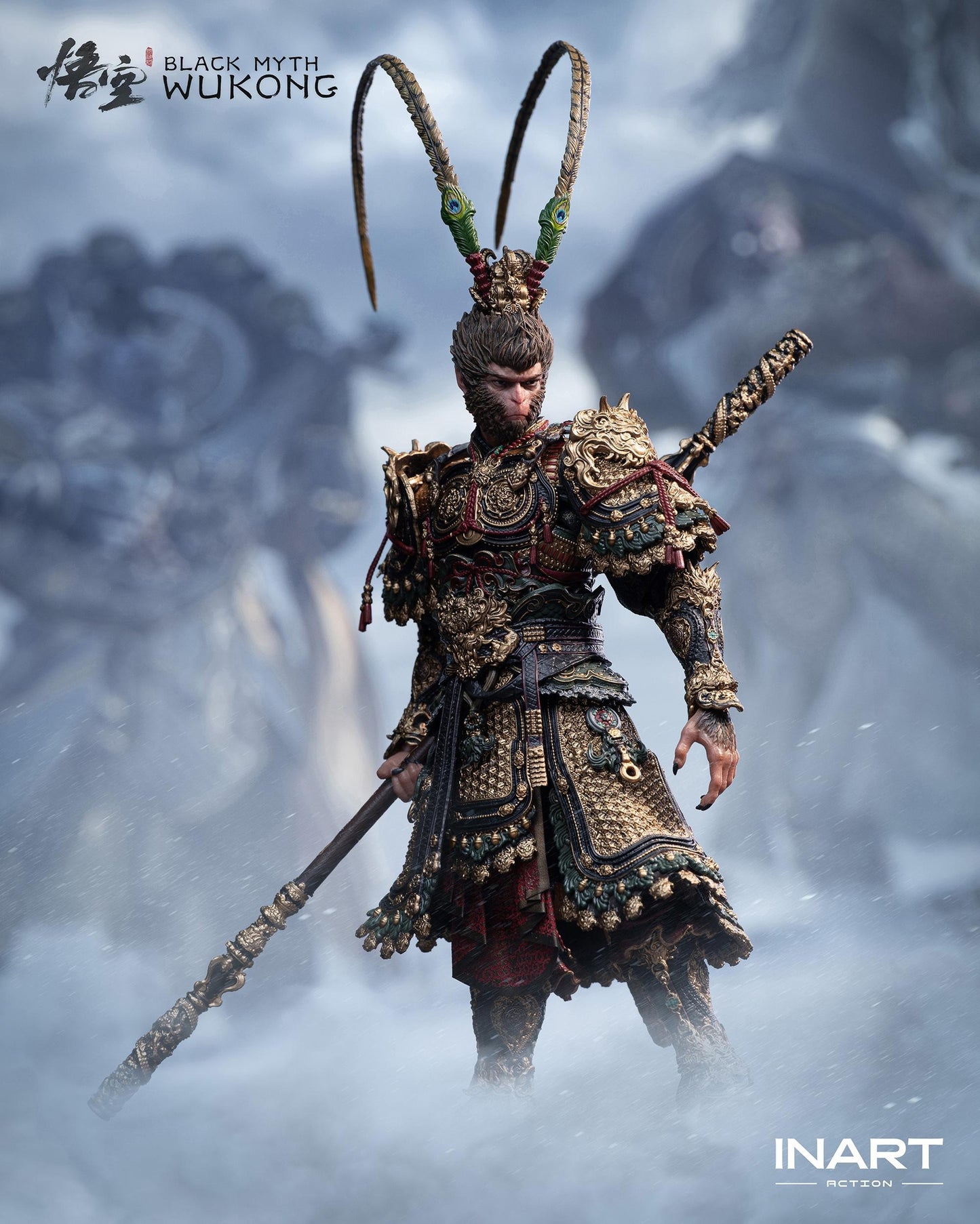 INART Black Myth: Wukong - Great Sage Armor Set 1/12 Action Figure