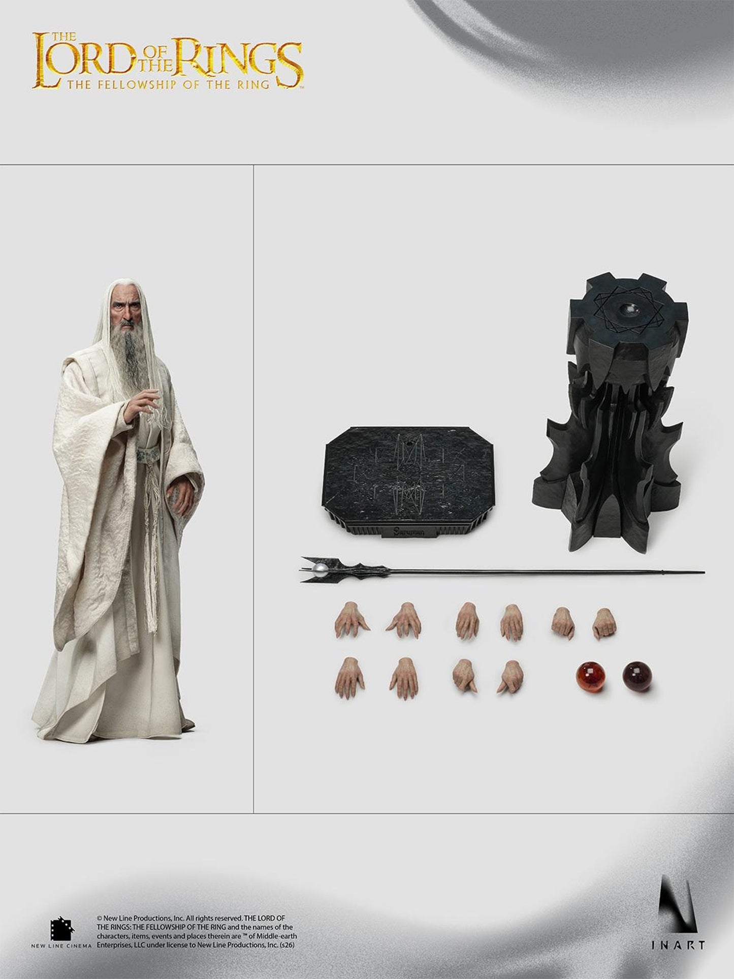 INART The Lord of the Rings: The Fellowship of the Ring Saruman 1/6 Collectible Figure
