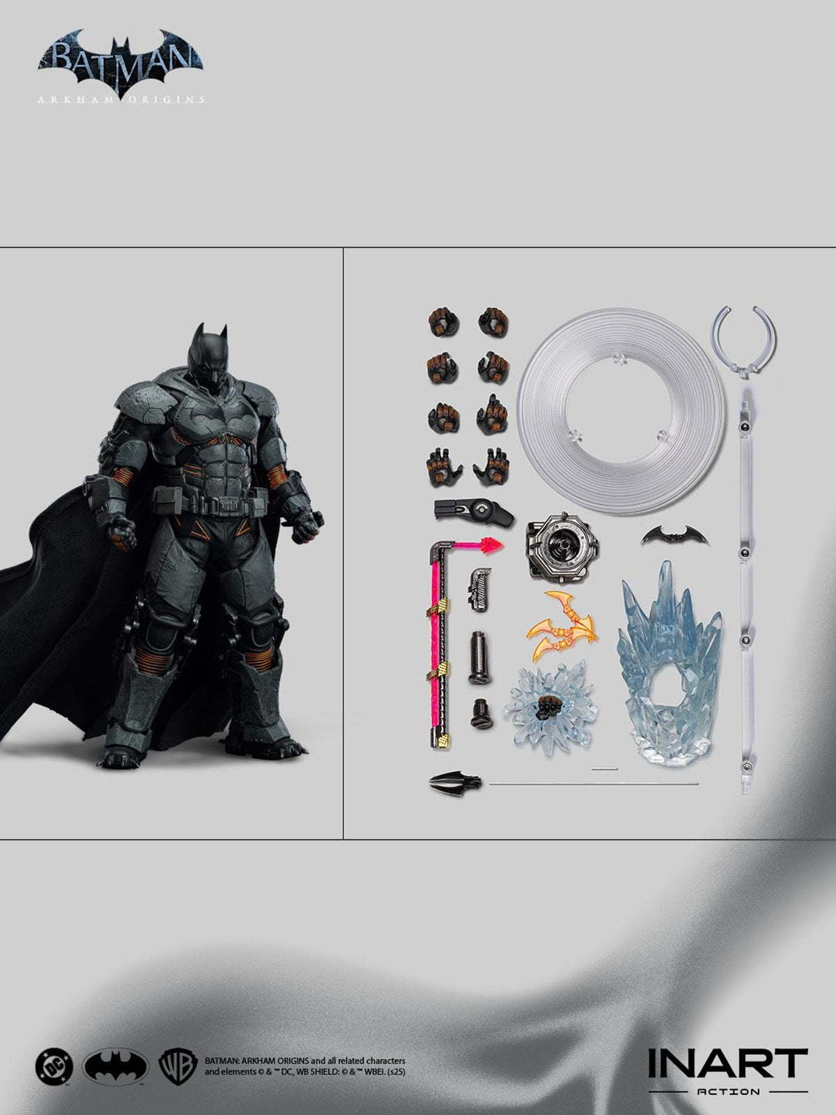 INART Batman: Arkham Origins - Batman (XE Suit) 1/10 Action Figure