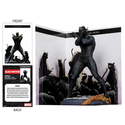 Marvel Wave 4 Black Panther Marvel Knights #4 1:10 Scale Posed Figure with Scene