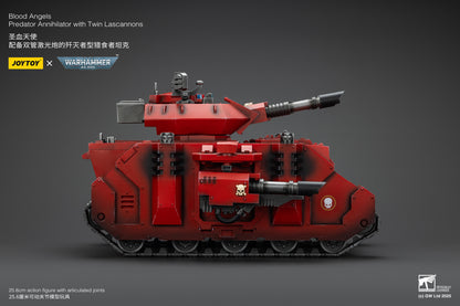 Warhammer 40,000 Blood Angels Predator Annihilator with Twin Lascannons 1:18 Scale Action Figure