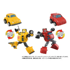 [Pre-Order] Transformers Missing Link C-09 Cybertron Heroes Anime Bumblebee and Cliffjumper Set Action Figure