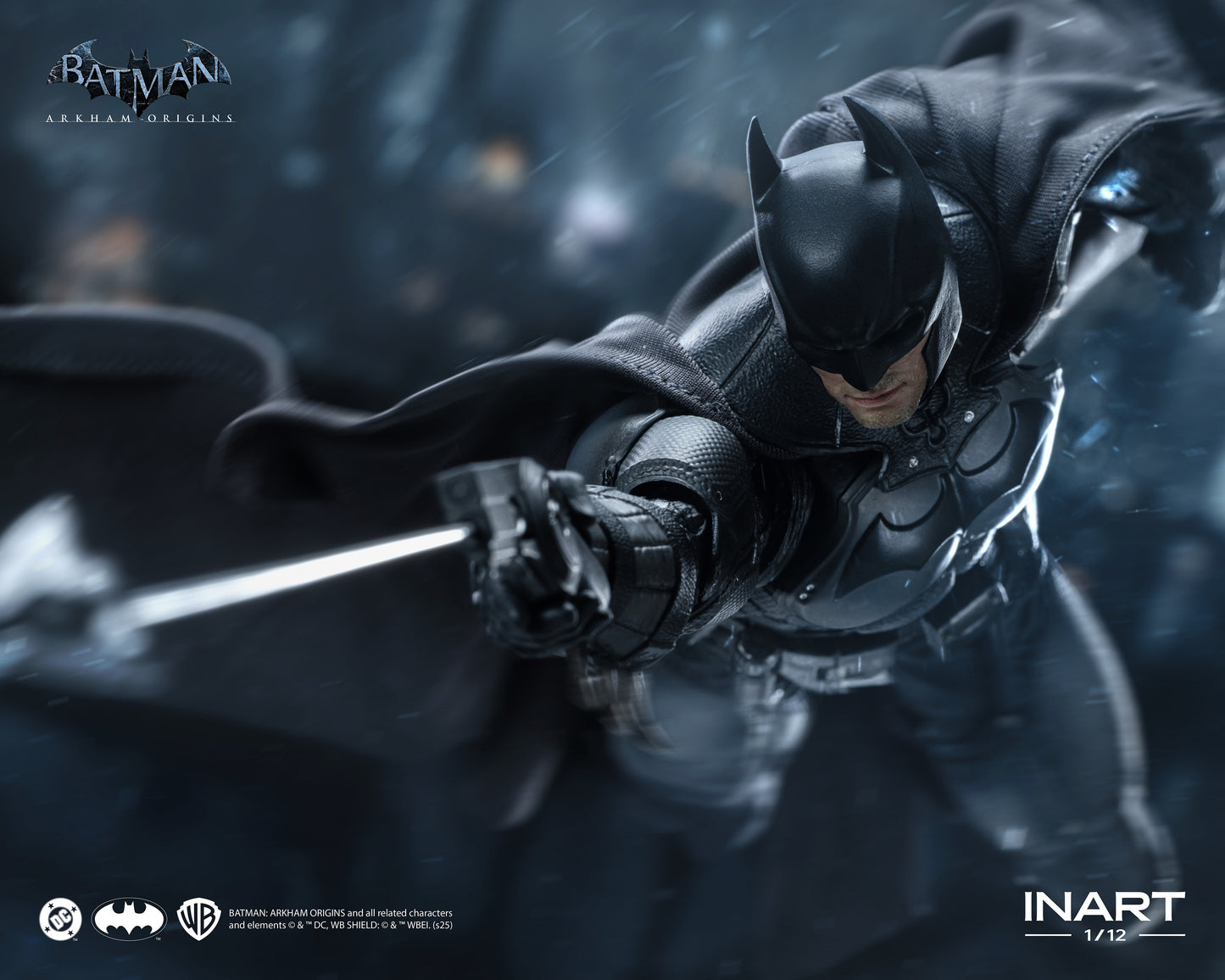 INART Arkham Origins Batman 1/12 Action Figure