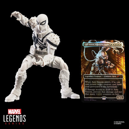 Spider-Man Marvel Legends Magic: The Gathering Agent Anti-Venom 6-Inch Action Figure and Card
