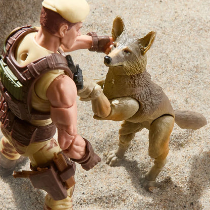 G.I. Joe Classified Series #217 Dusty & Coyote Sandstorm 6-Inch Action Figure and Pet