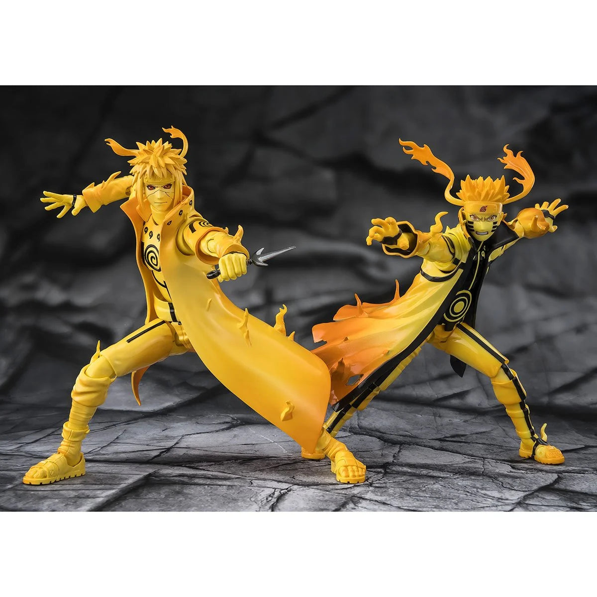 Naruto Minato Namikaze Kurama Link Mode Bond of Light That Shatters Darkness S.H.Figuarts Action Figure