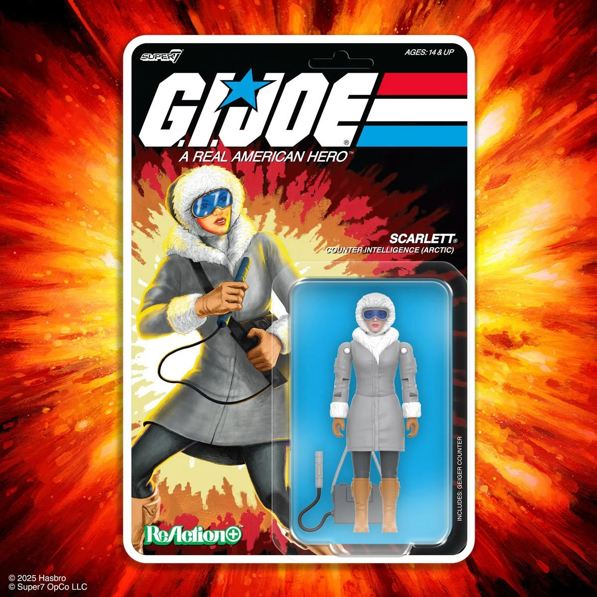 G.I. Joe Arctic Scarlett 3 3/4-Inch ReAction+ Figure