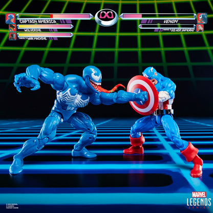 Marvel Legends Series Gamerverse Captain America vs. Venom 6-Inch Action Figures