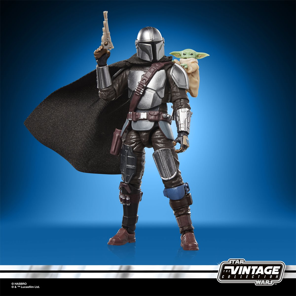 Star Wars The Vintage Collection The Mandalorian & Grogu Deluxe 3 3/4-Inch Action Figure