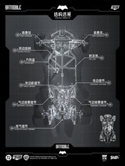 [Pre-Order] Justice League Batmobile 1/12 Scale Model Kit