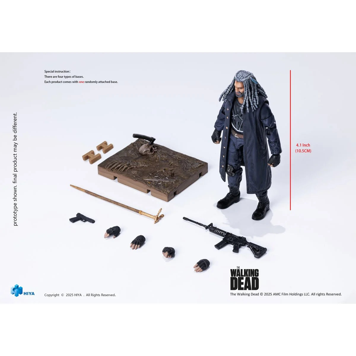 The Walking Dead Ezekiel Exquisite Mini Series 1:18 Scale Action Figure