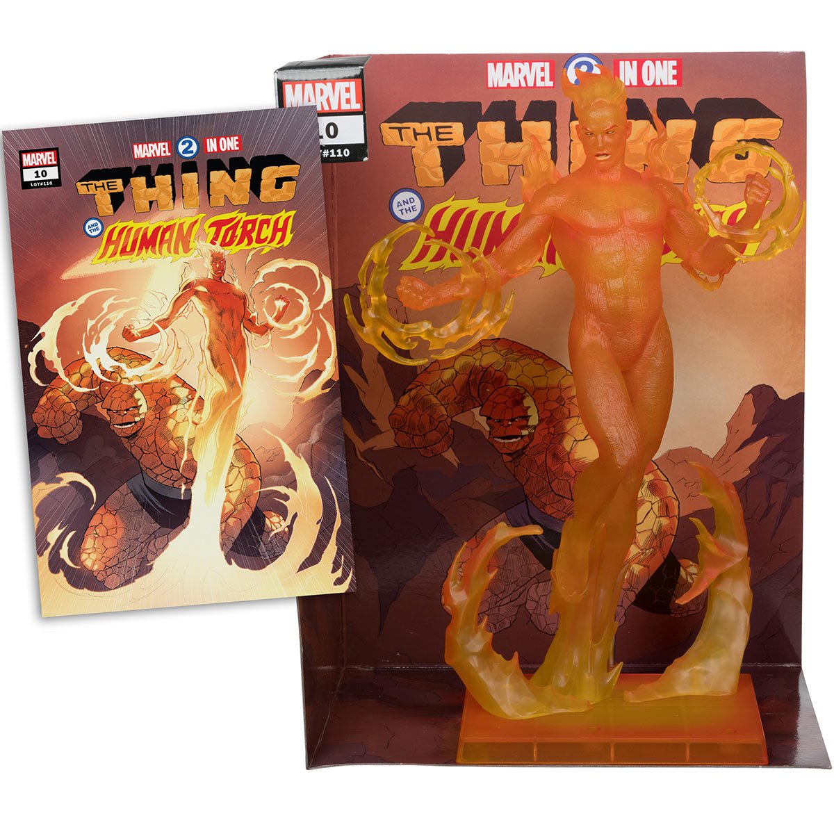 Marvel Comics The Human Torch (The Thing and the Human Torch #10) 1/6 Scale Figure