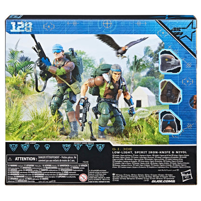 G.I. Joe Classified Series Mad Marauders Low-Light, Spirit Iron-Knife & Niyol Action Figures