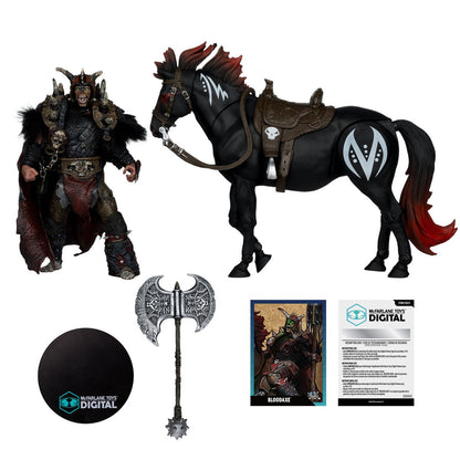 Spawn: The Dark Ages Bloodaxe with Horse 7-Inch Scale Action Figure 2-Pack with Digital Collectible