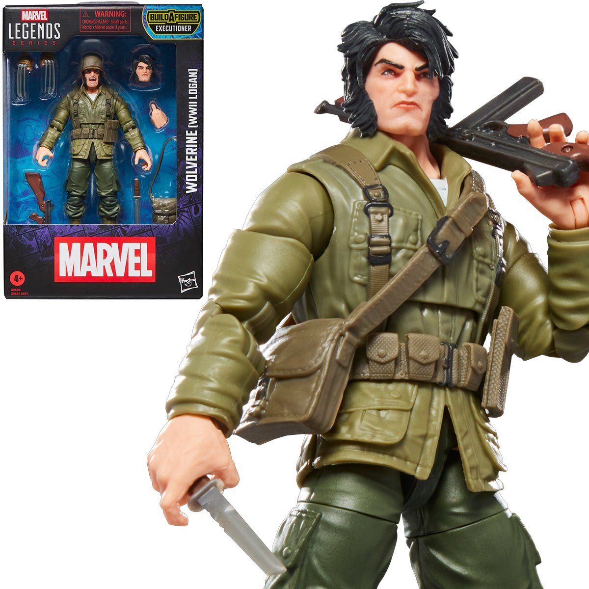 Marvel Legends Series Wolverine (WWII Logan), X-Men Comics Collectible 6-Inch Scale Action Figure