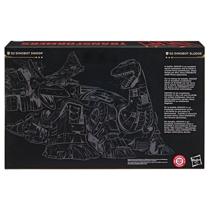 Transformers Generations Selects Age of the Primes Leader Class G2 Universe Dinobots Swoop and Sludge