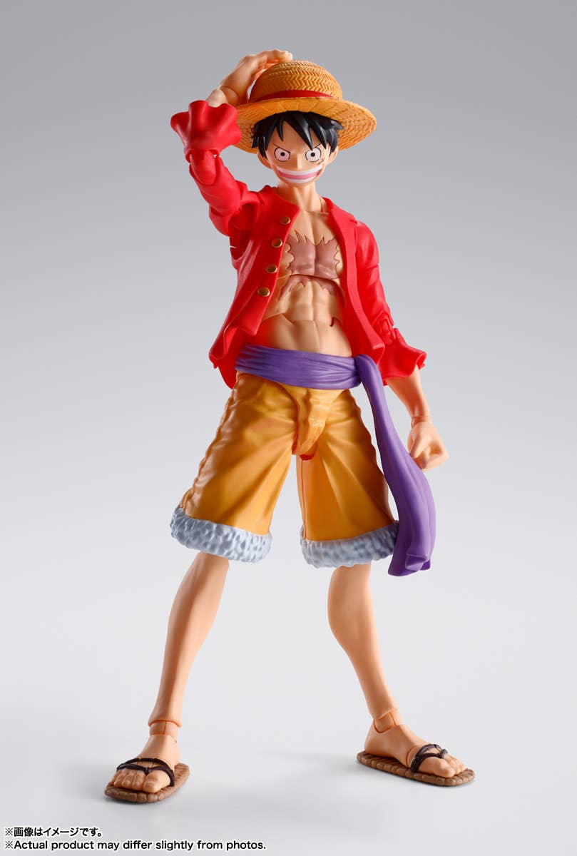 One Piece Monkey D. Luffy The Raid on Onigashim S.H.Figuarts Action Figure (Reissue)