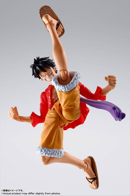 One Piece Monkey D. Luffy The Raid on Onigashim S.H.Figuarts Action Figure (Reissue)