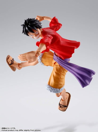 One Piece Monkey D. Luffy The Raid on Onigashim S.H.Figuarts Action Figure (Reissue)
