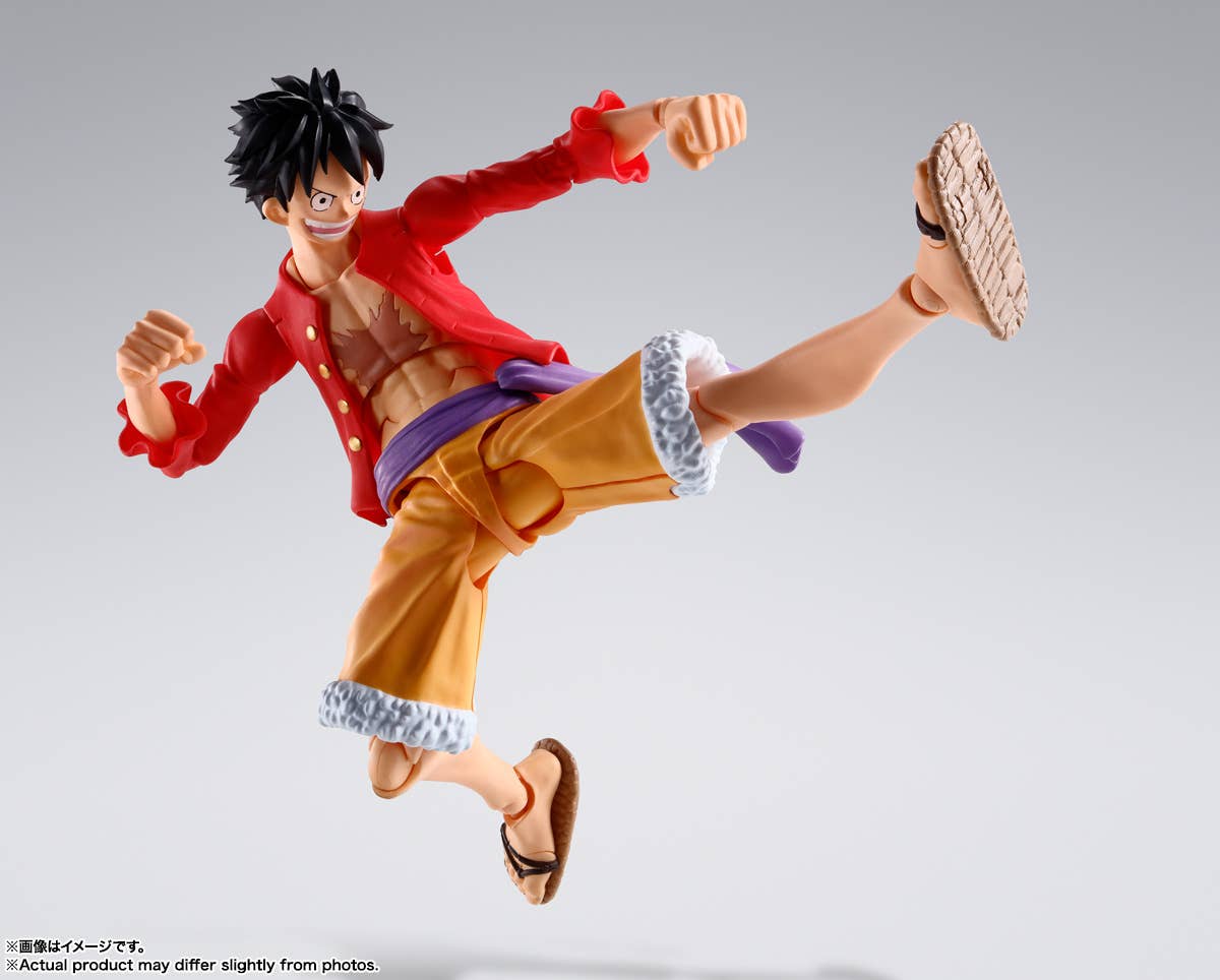 One Piece Monkey D. Luffy The Raid on Onigashim S.H.Figuarts Action Figure (Reissue)