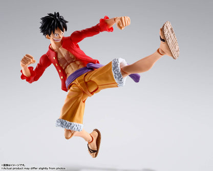 One Piece Monkey D. Luffy The Raid on Onigashim S.H.Figuarts Action Figure (Reissue)