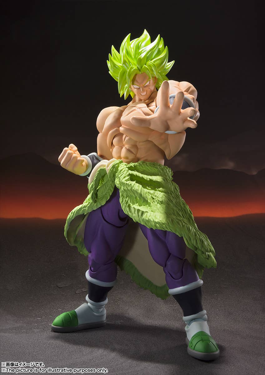 Dragon Ball Super Saiyan Broly Fullpower S.H.Figuarts Action Figure (Reissue)