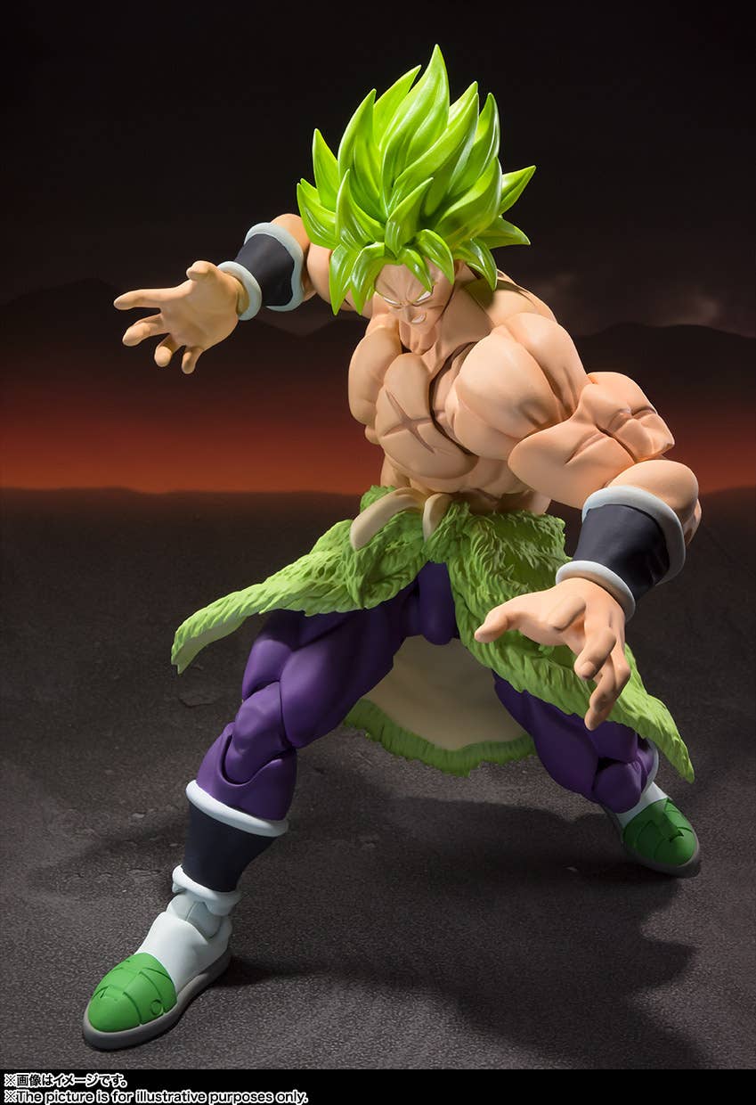 Dragon Ball Super Saiyan Broly Fullpower S.H.Figuarts Action Figure (Reissue)
