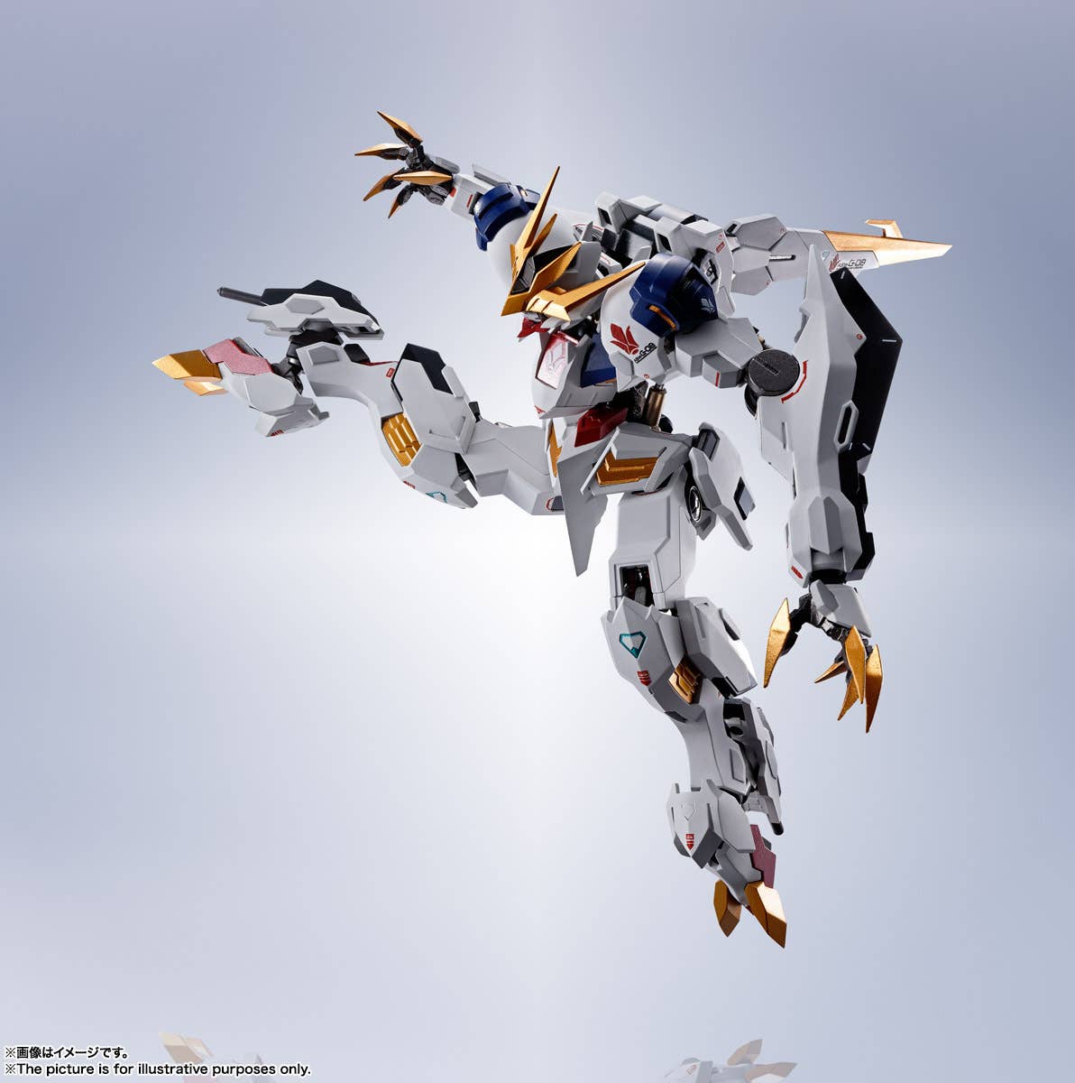 Mobile Suit Gundam: Iron-Blooded Orphans Side MS Gundam Barbatos Lupus Rex Metal Robot Spirits Action Figure - Reissue