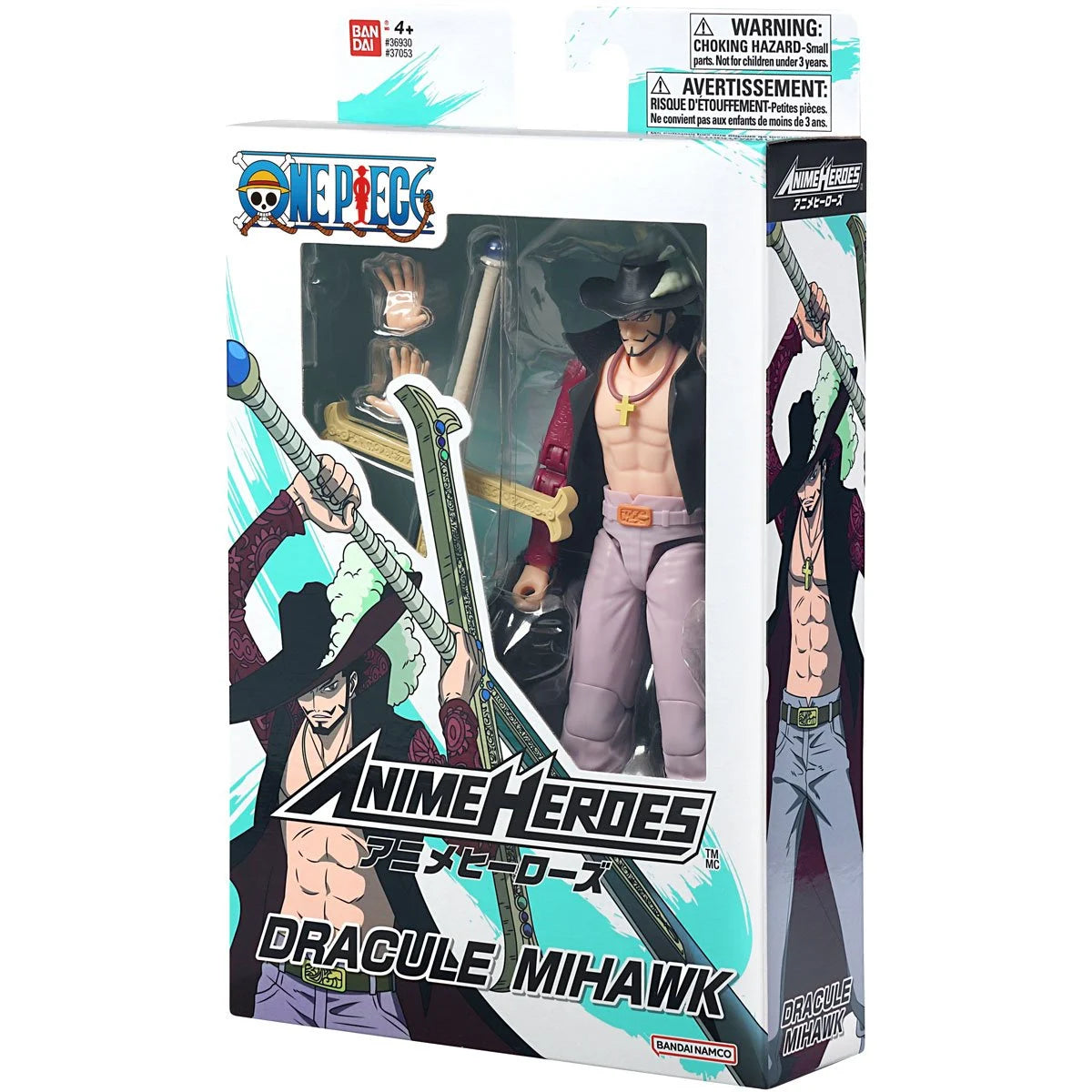 One Piece Anime Heroes Dracule Mihawk Action Figure