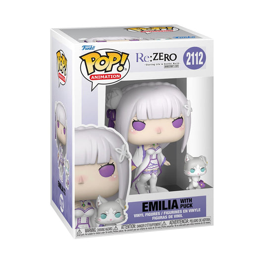 [Pre-Order] Pop! Animation: RE: Zero - Starting Life in Another World Emilia with Puck