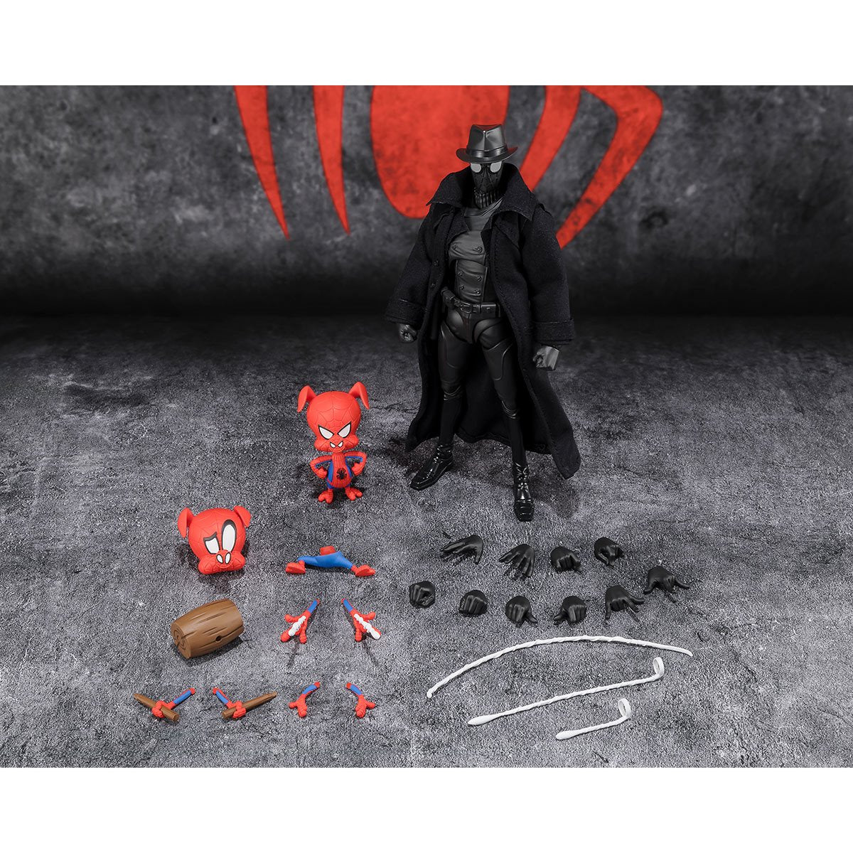 Spider-Man: Across the Spider-Verse Spider-Man Noir and Spider-Ham S.H.Figuarts Action Figure 2-Pack