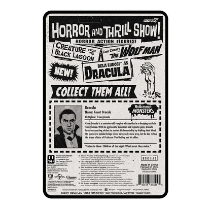 Universal Monsters Dracula 3 3/4-inch ReAction+ Figure