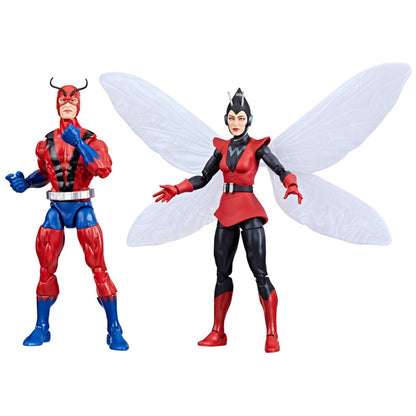 Avengers Marvel Legends Series Hank Pym (Giant-Man) and Janet Van Dyne (Wasp) 6-Inch Action Figure 2-Pack