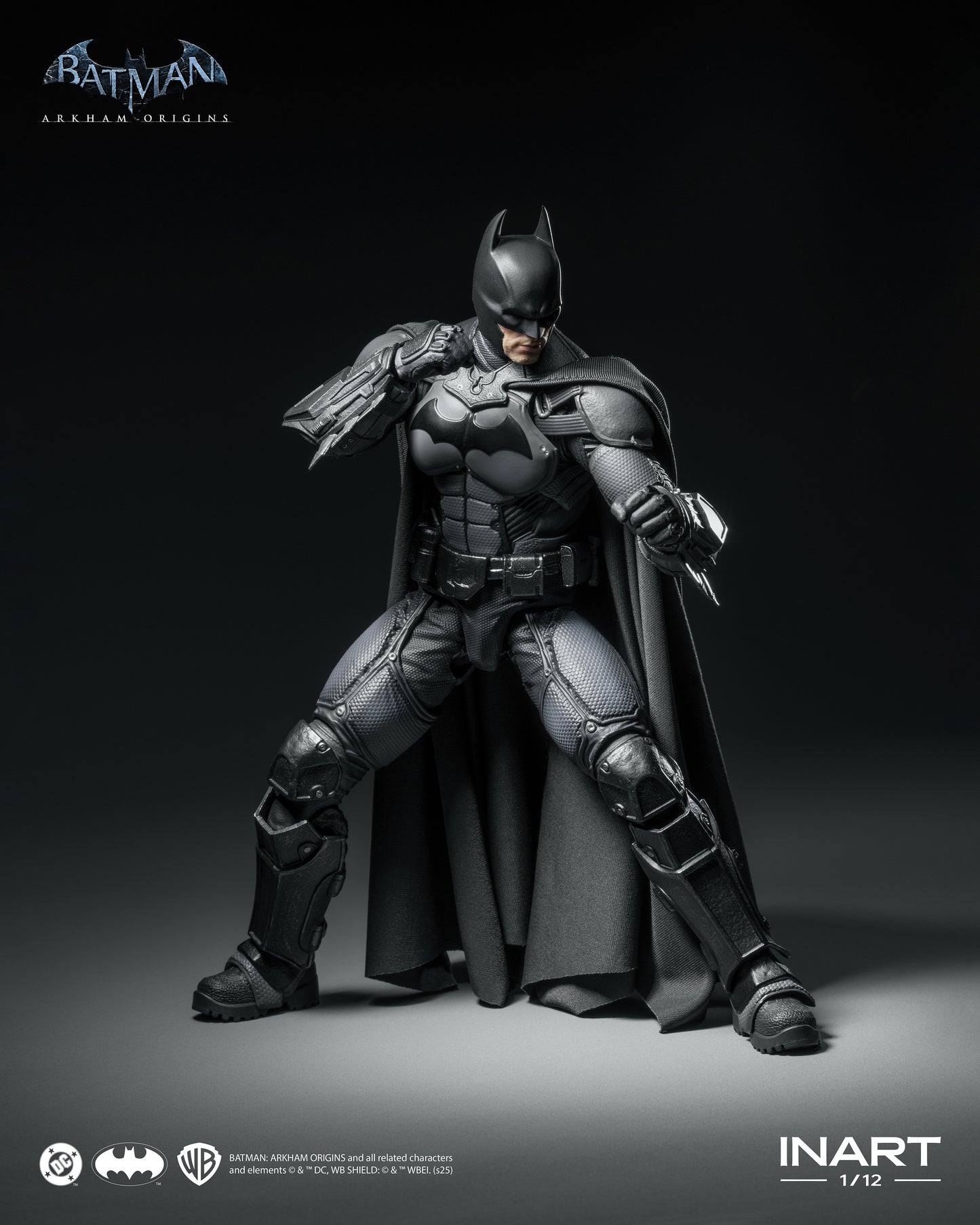 INART Arkham Origins Batman 1/12 Action Figure