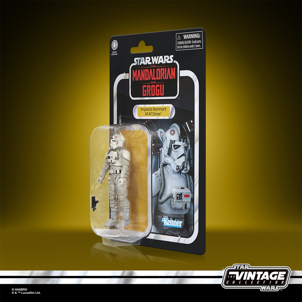 Star Wars The Vintage Collection The Mandalorian & Grogu Imperial Remnant AT-AT Driver 3 3/4-Inch Action Figure