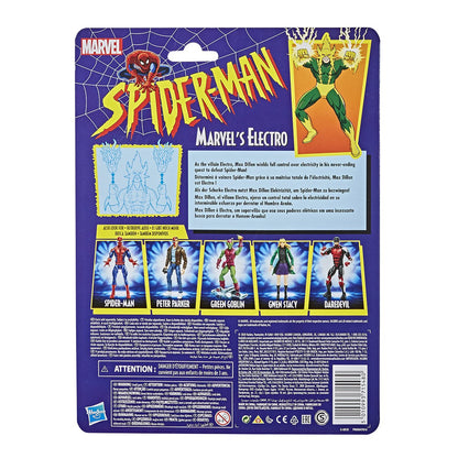 Spider-Man Retro Marvel Legends Electro 6-Inch Action Figure