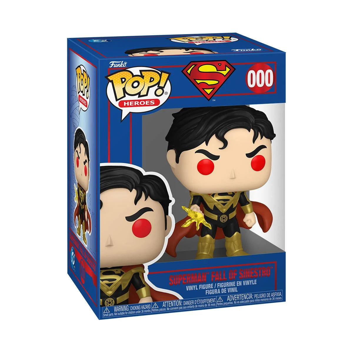Pop! Heroes: DC Comics Shield Through the Ages Superman Fall of Sinestro