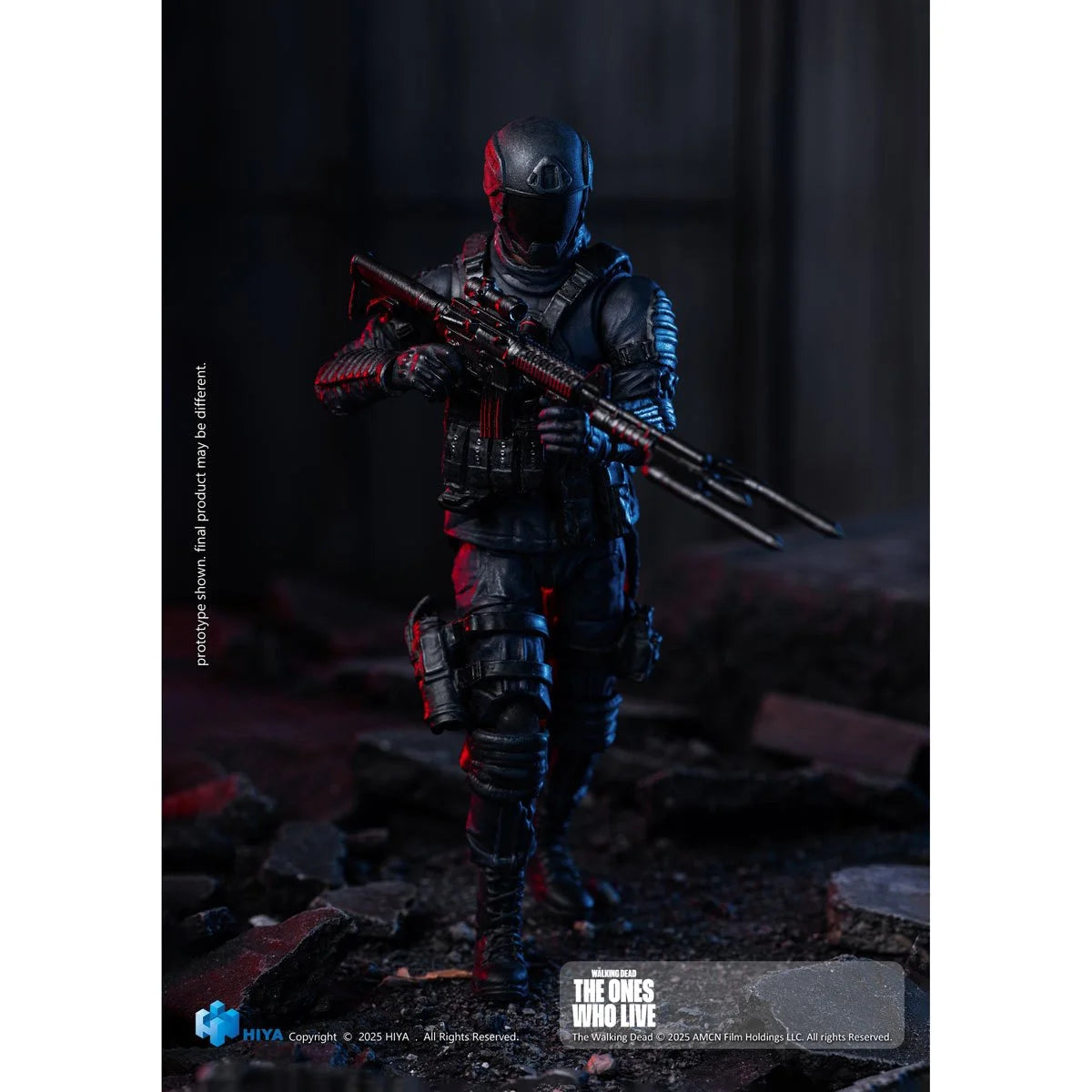 The Walking Dead The Ones Who Lived CRM Soldier Exquisite Mini Series 1:18 Scale Action Figure