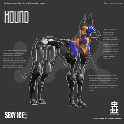 Vermin Series: EAE Canine-Type Biological Weapon Zatard Hound 1/12 Action Figure