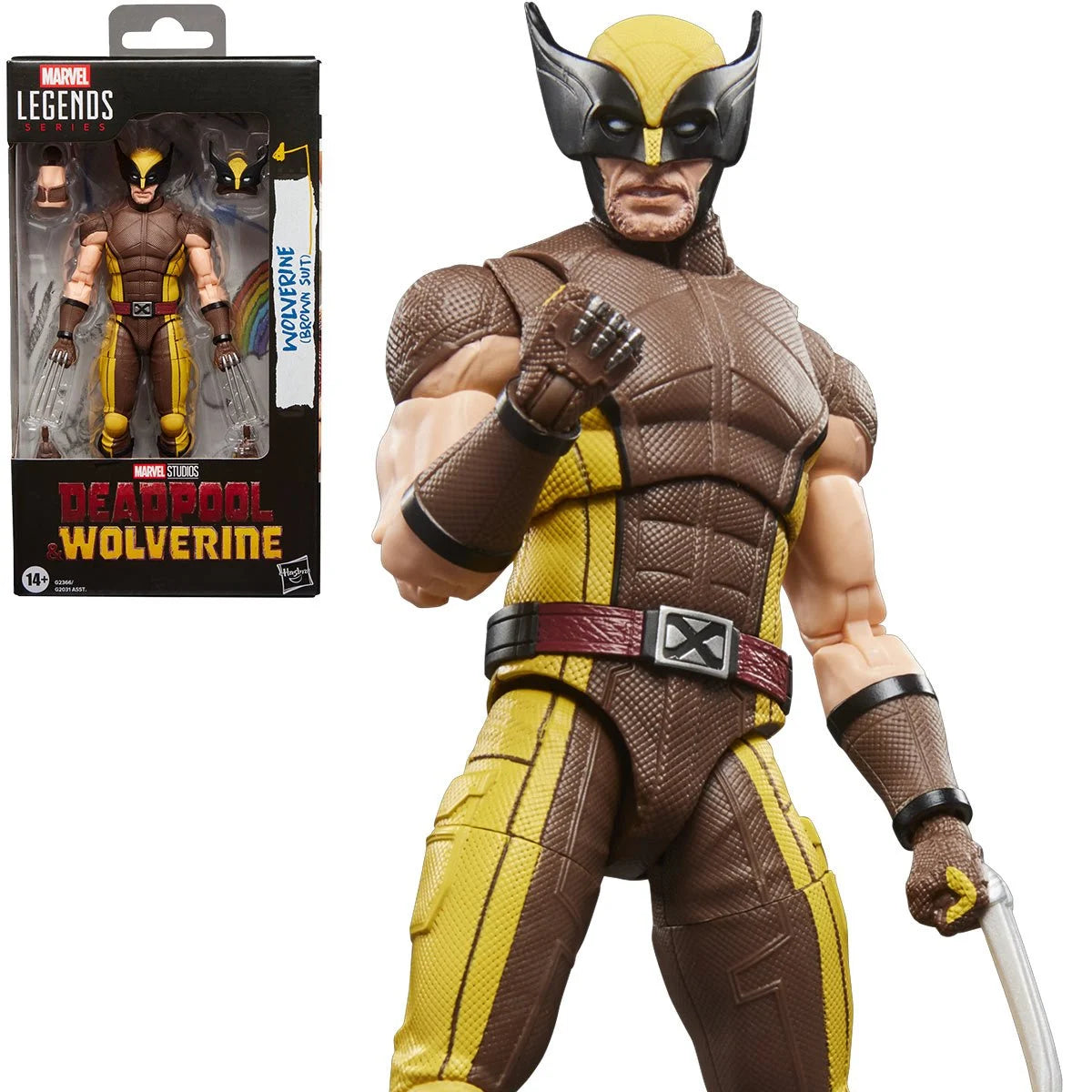 Deadpool & Wolverine Marvel Legends Wolverine (Brown Suit) 6-Inch Action Figure