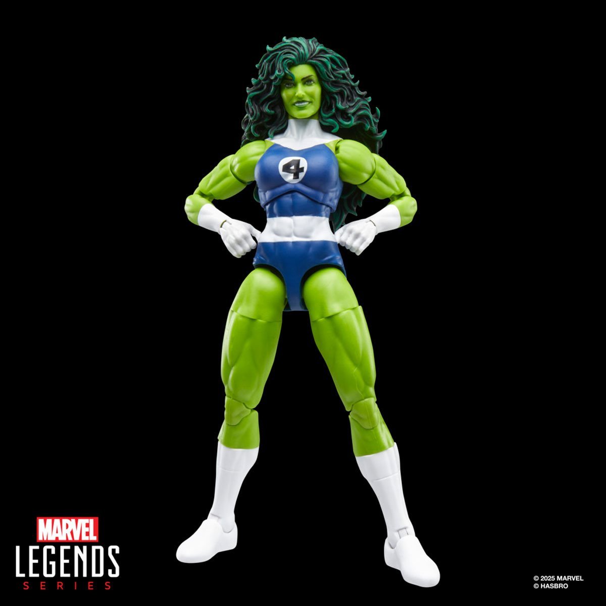 Marvel Legends Series Fantastic Four Retro She-Hulk 6-Inch Action Figure