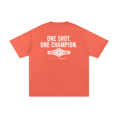 The Brawl - Unisex Loose Fit Pure Cotton T-Shirt Orange