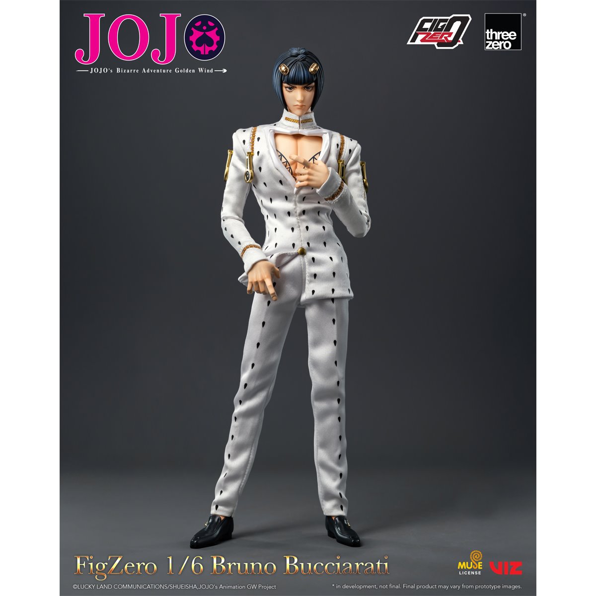 JoJo's Bizarre Adventure: Golden Wind Bruno Bucciarati FigZero 1:6 Scale Action Figure