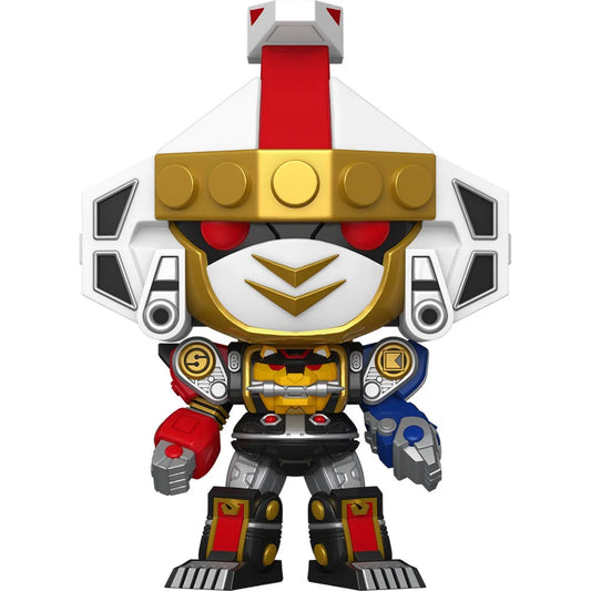 [Pre-Order] Pop! Movies: Mighty Morphin Power Rangers - Ninja Megazord Metallic Super 6 - Inch