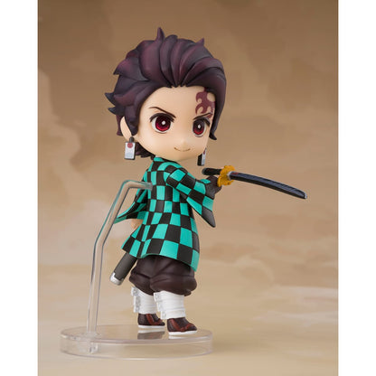Demon Slayer: Kimetsu no Yaiba Tanjiro Kamado (Nichirin Sword with Rengoku's Handguard) Figuarts Mini Action Figure
