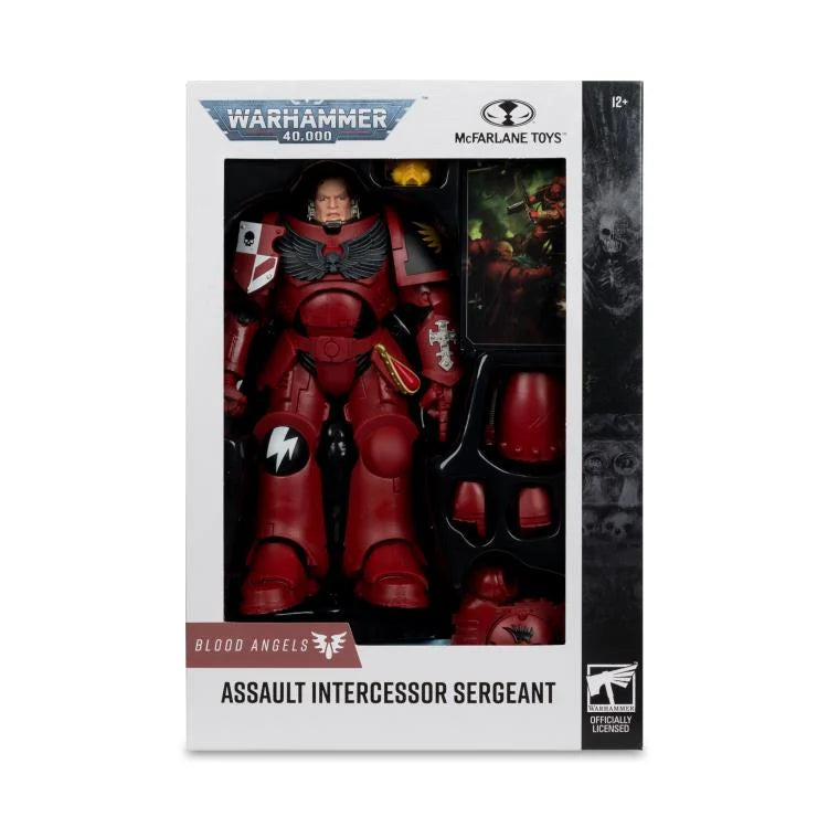 Warhammer 40,000 Wave 11 Blood Angel Assault Intercessor Sergeant 7-Inch Scale Action Figure