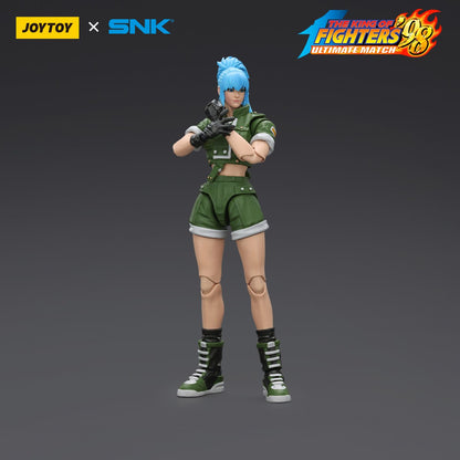 King of Fighters '98 Ultimate Match Ikari Warriors Team Leona Heidern 1:18 Scale Action Figure